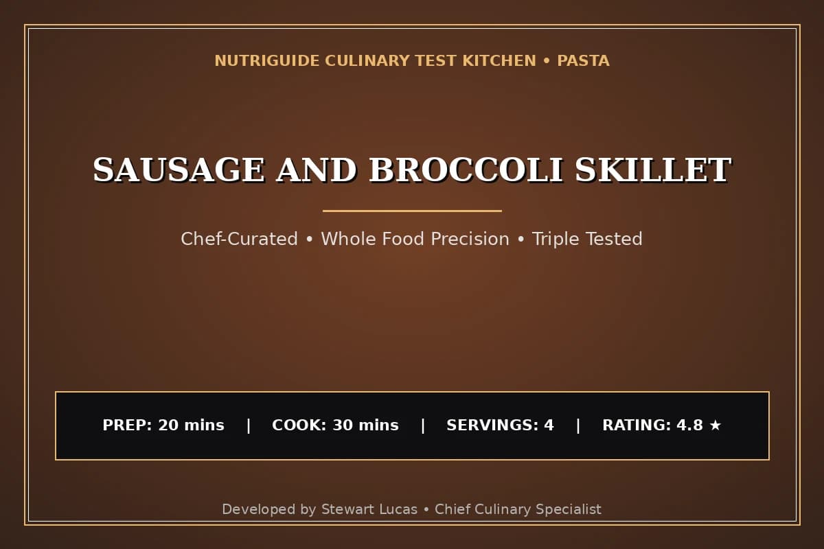 Sausage And Broccoli Skillet