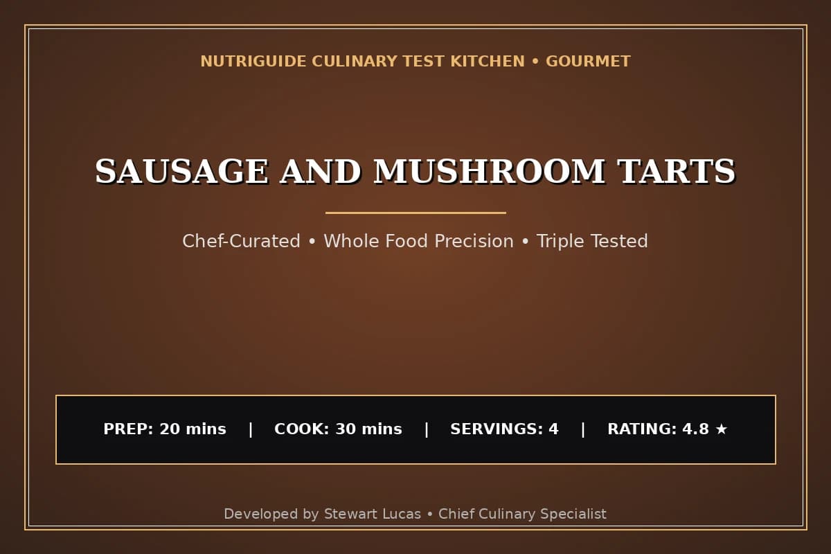 Sausage And Mushroom Tarts