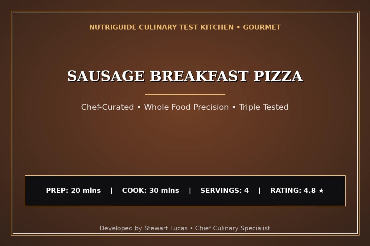 Sausage Breakfast Pizza