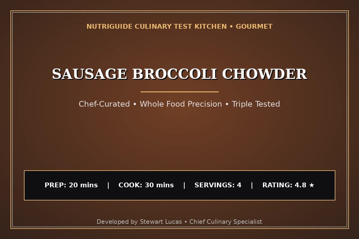 Sausage Broccoli Chowder