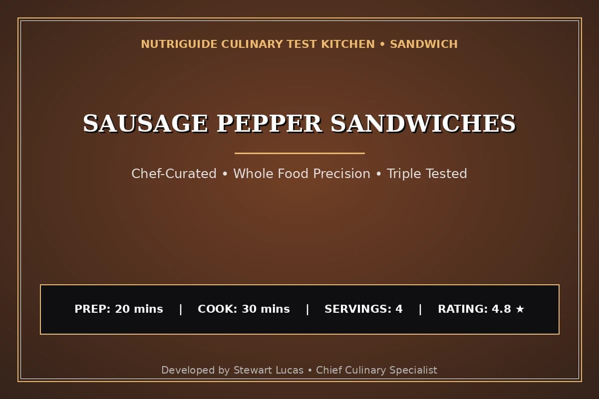 Sausage Pepper Sandwiches