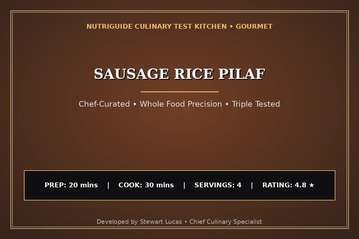Sausage Rice Pilaf