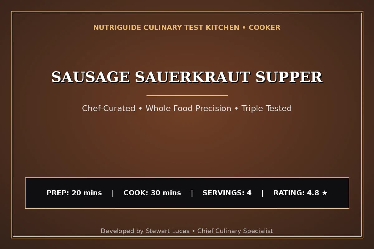 Sausage Sauerkraut Supper