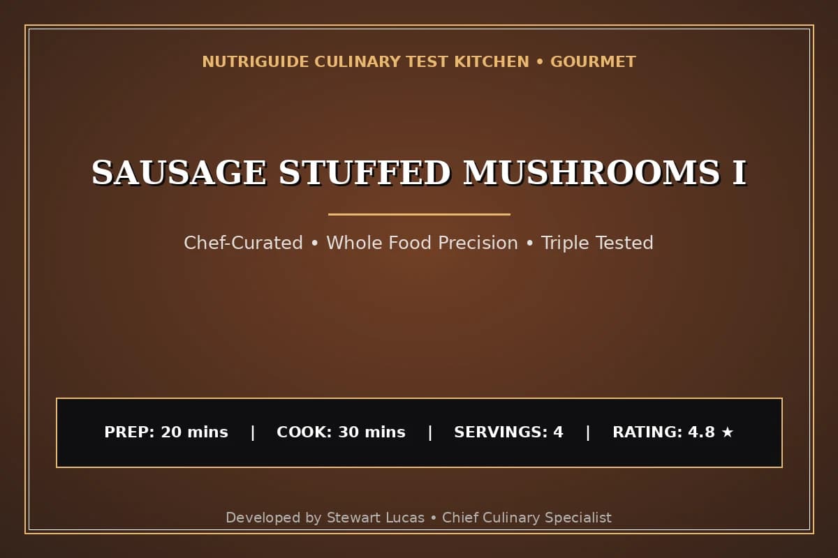 Sausage Stuffed Mushrooms I