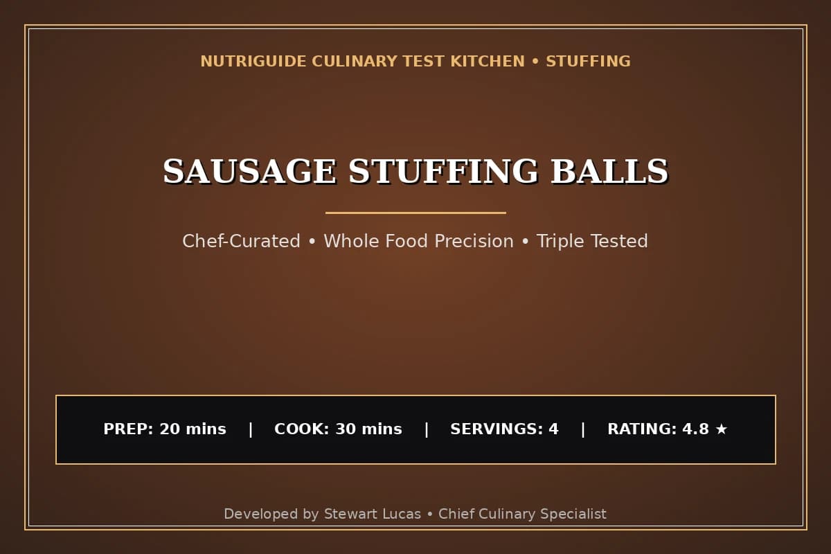 Sausage Stuffing Balls