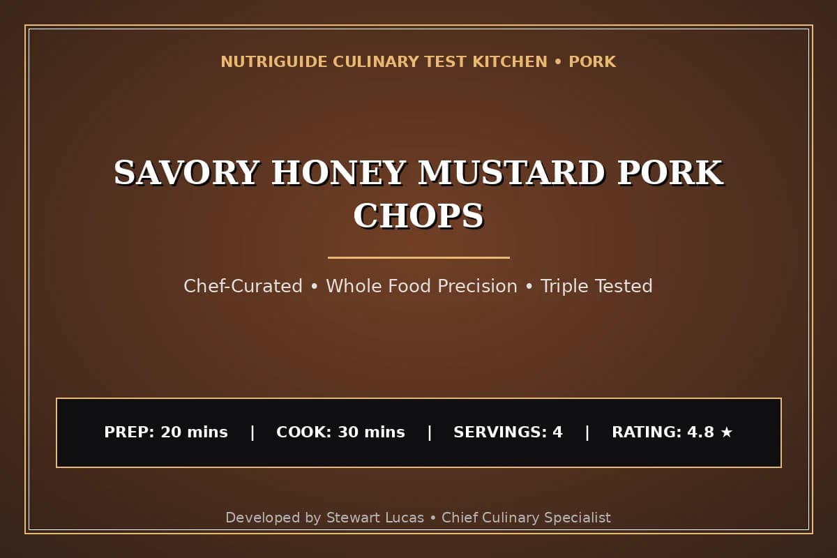 Savory Honey Mustard Pork Chops