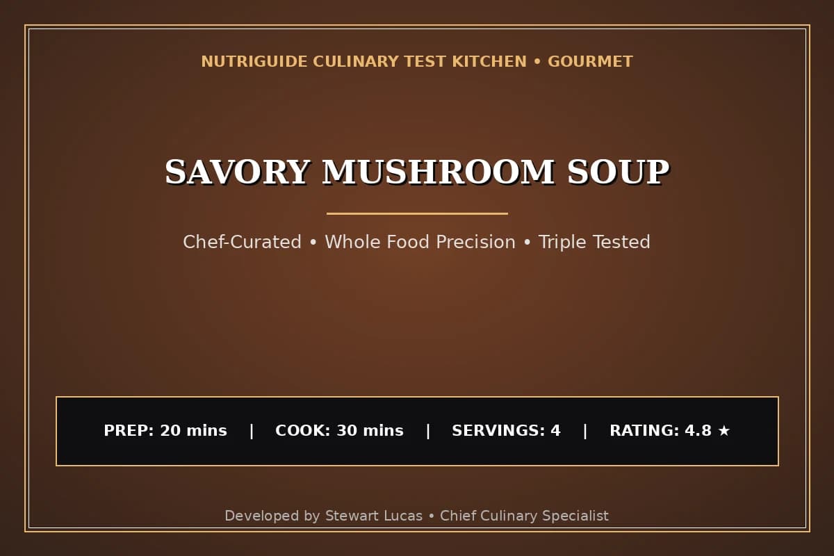 Savory Mushroom Soup