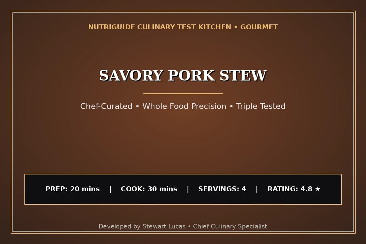Savory Pork Stew