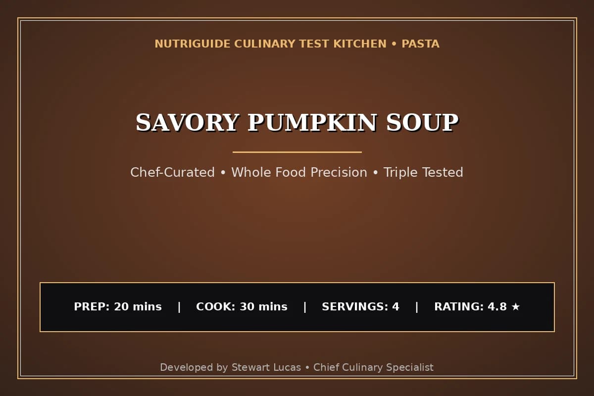 Savory Pumpkin Soup