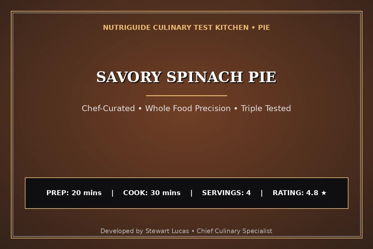 Savory Spinach Pie