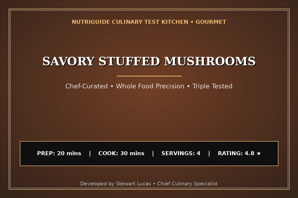 Savory Stuffed Mushrooms