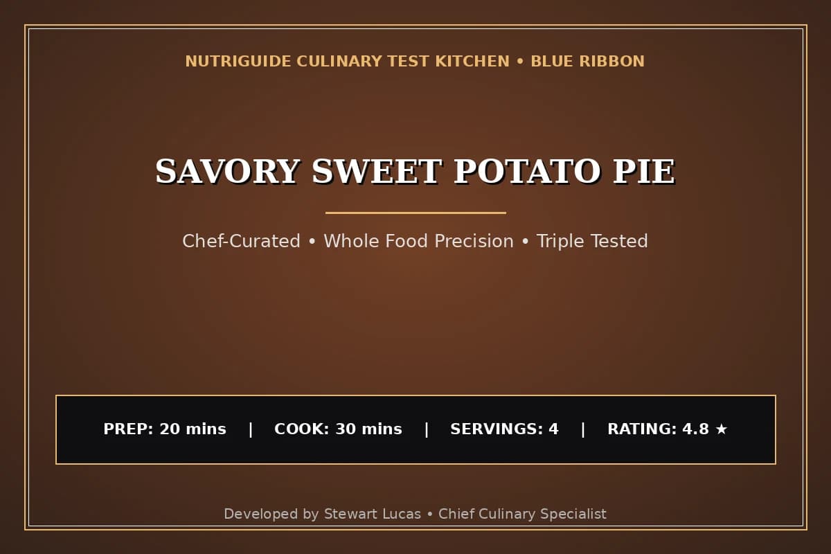 Savory Sweet Potato Pie