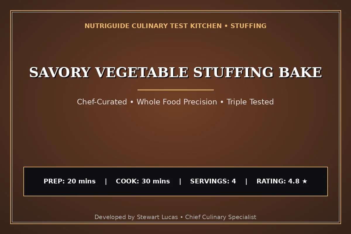 Savory Vegetable Stuffing Bake