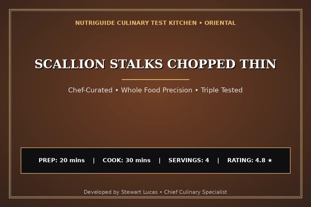 Scallion Stalks Chopped Thin