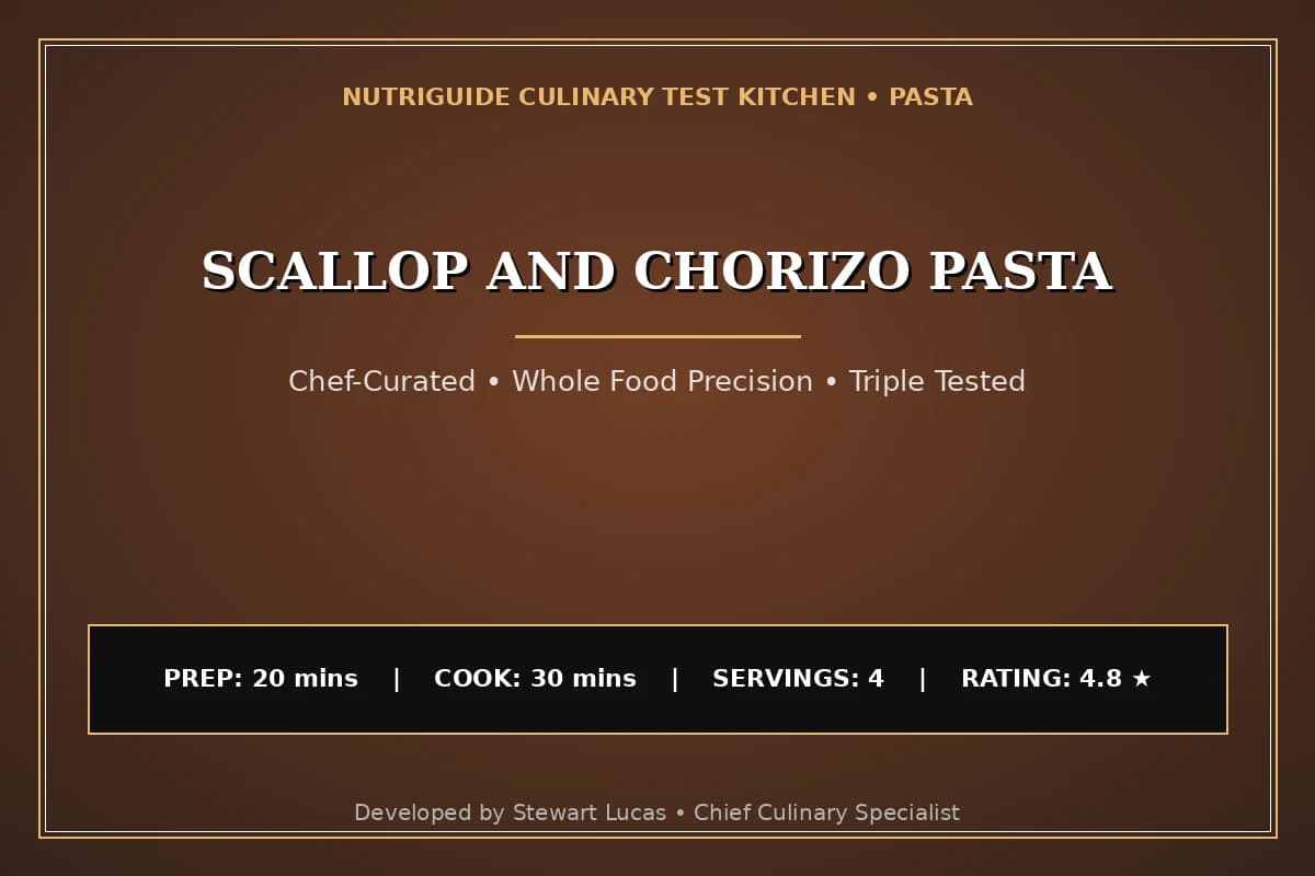 Scallop And Chorizo Pasta
