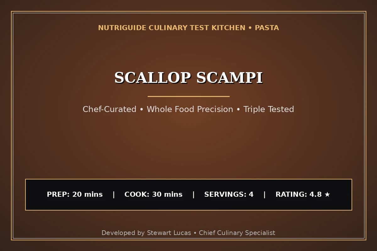 Scallop Scampi