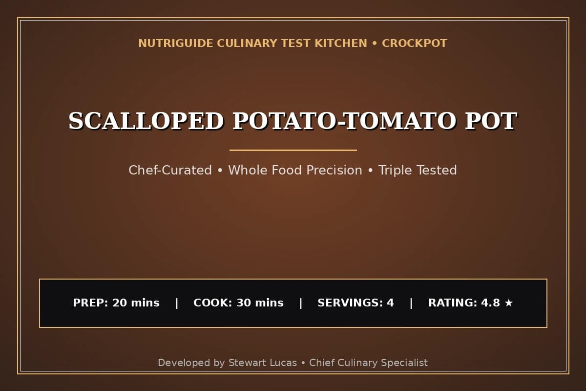 Scalloped Potato-Tomato Pot