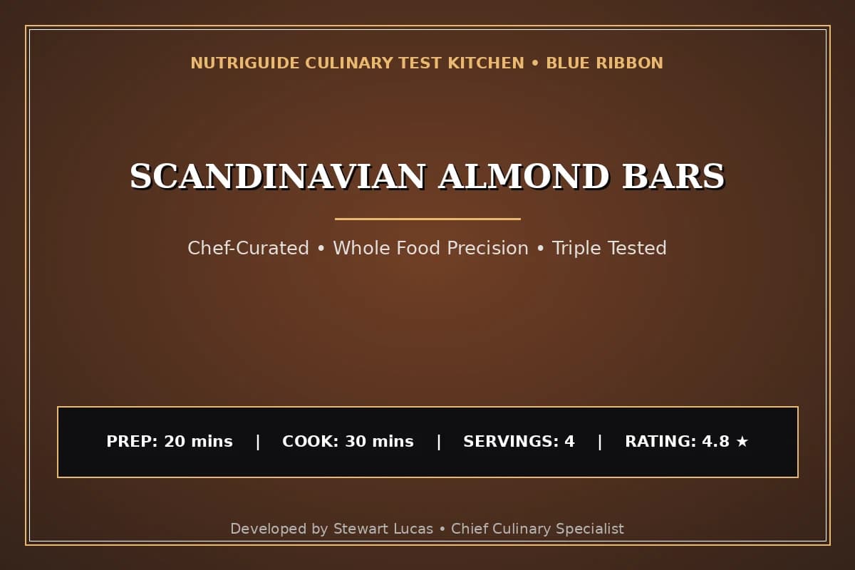 Scandinavian Almond Bars