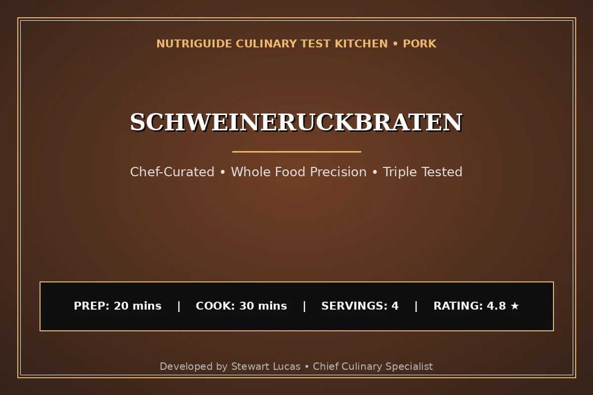 Schweineruckbraten