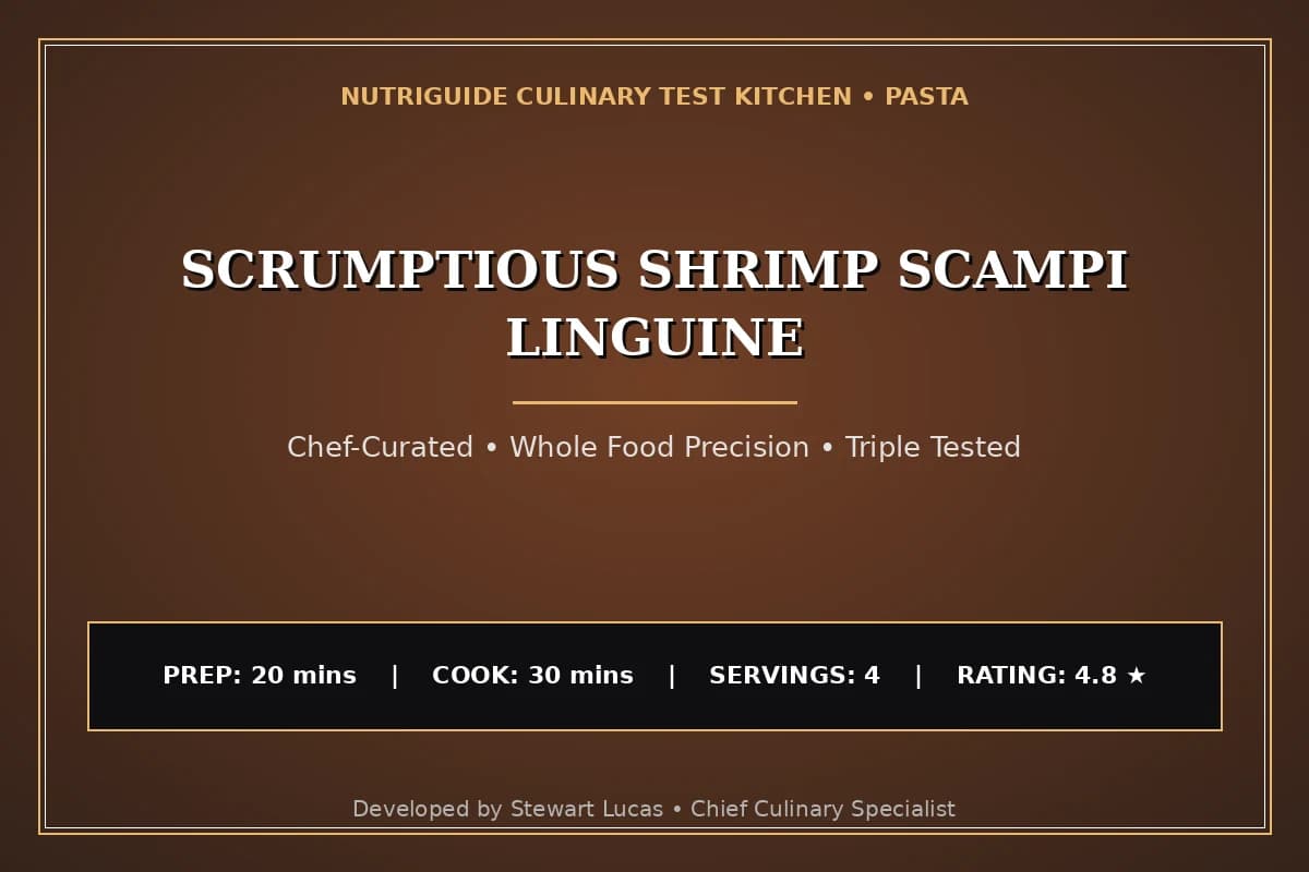 Scrumptious Shrimp Scampi Linguine