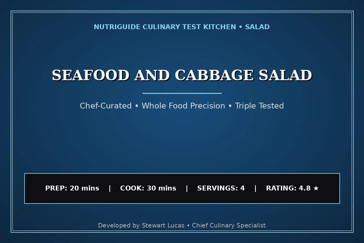Seafood And Cabbage Salad