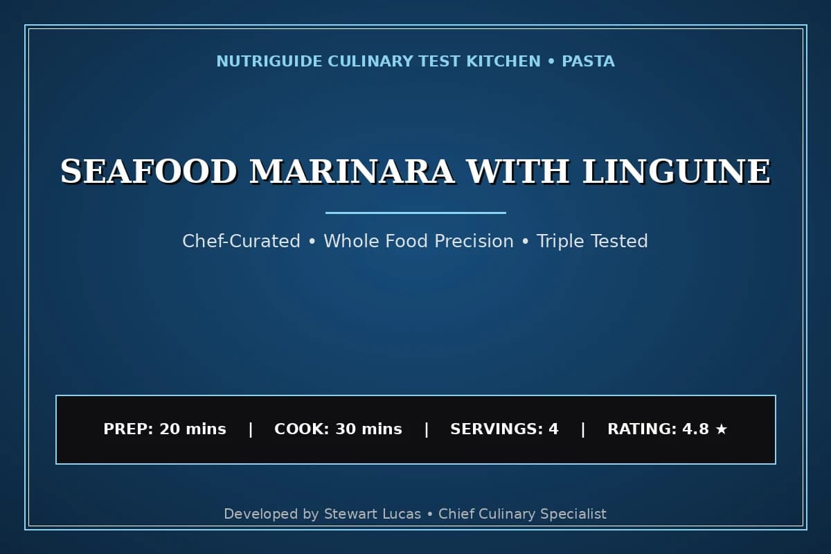 Seafood Marinara With Linguine