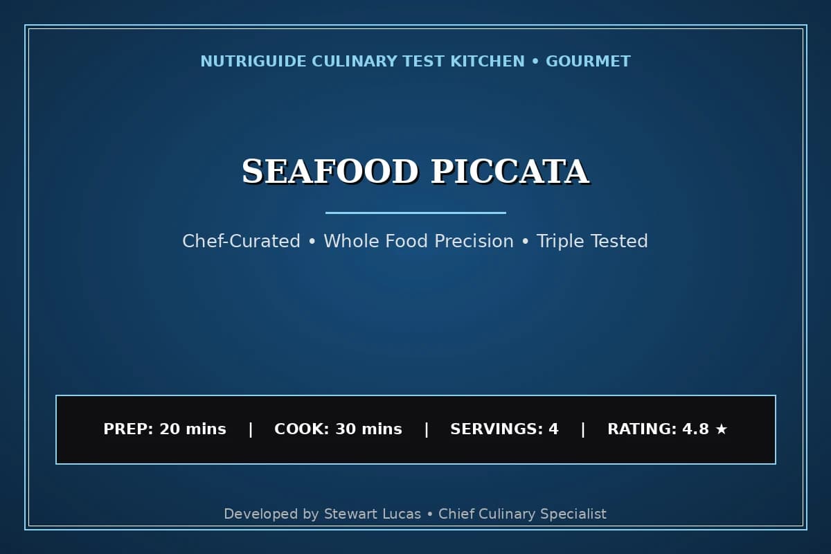 Seafood Piccata