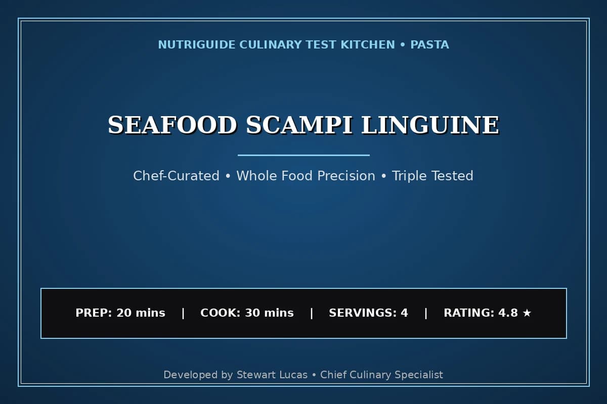 Seafood Scampi Linguine