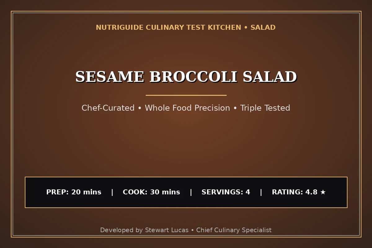 Sesame Broccoli Salad