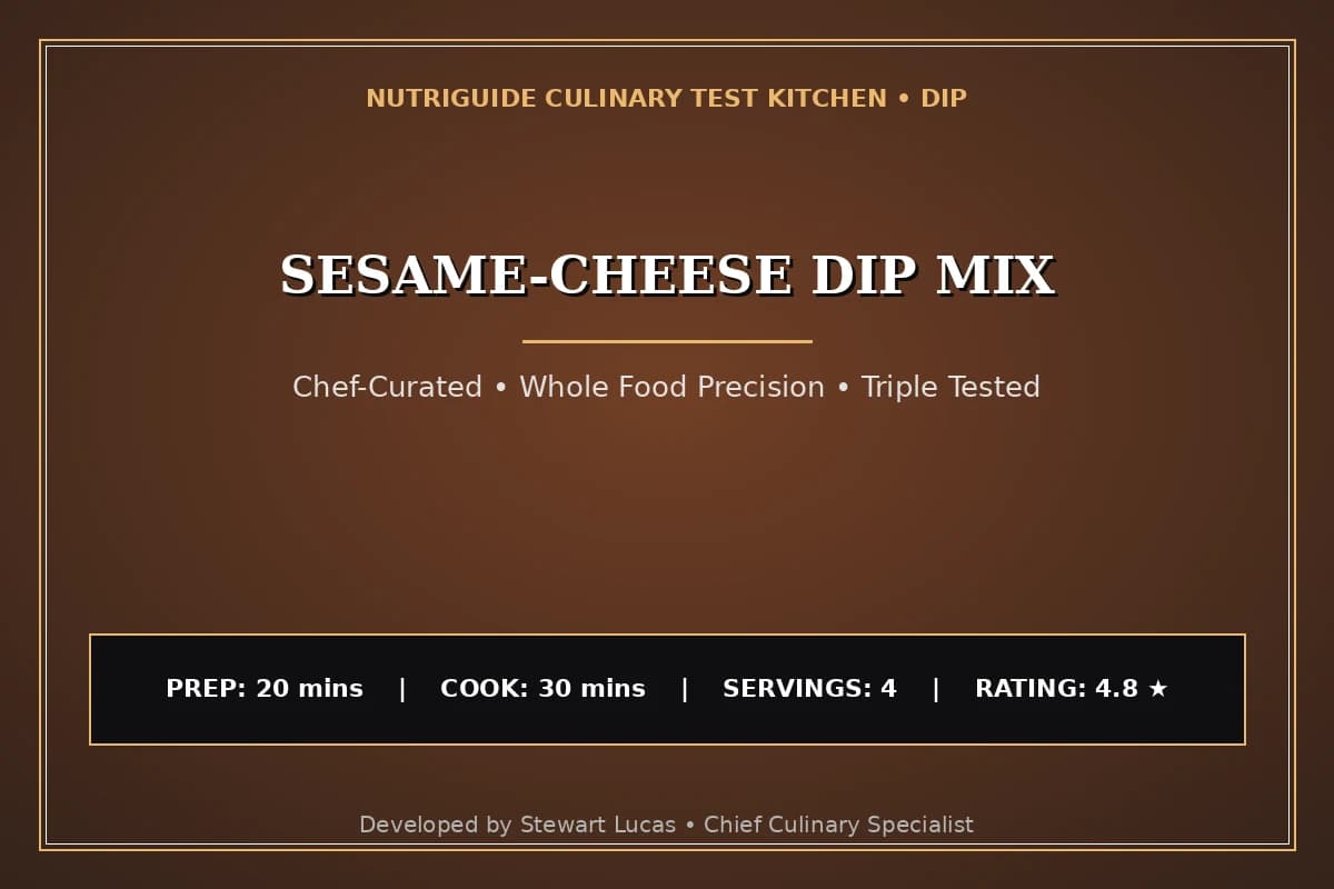Sesame-Cheese Dip Mix