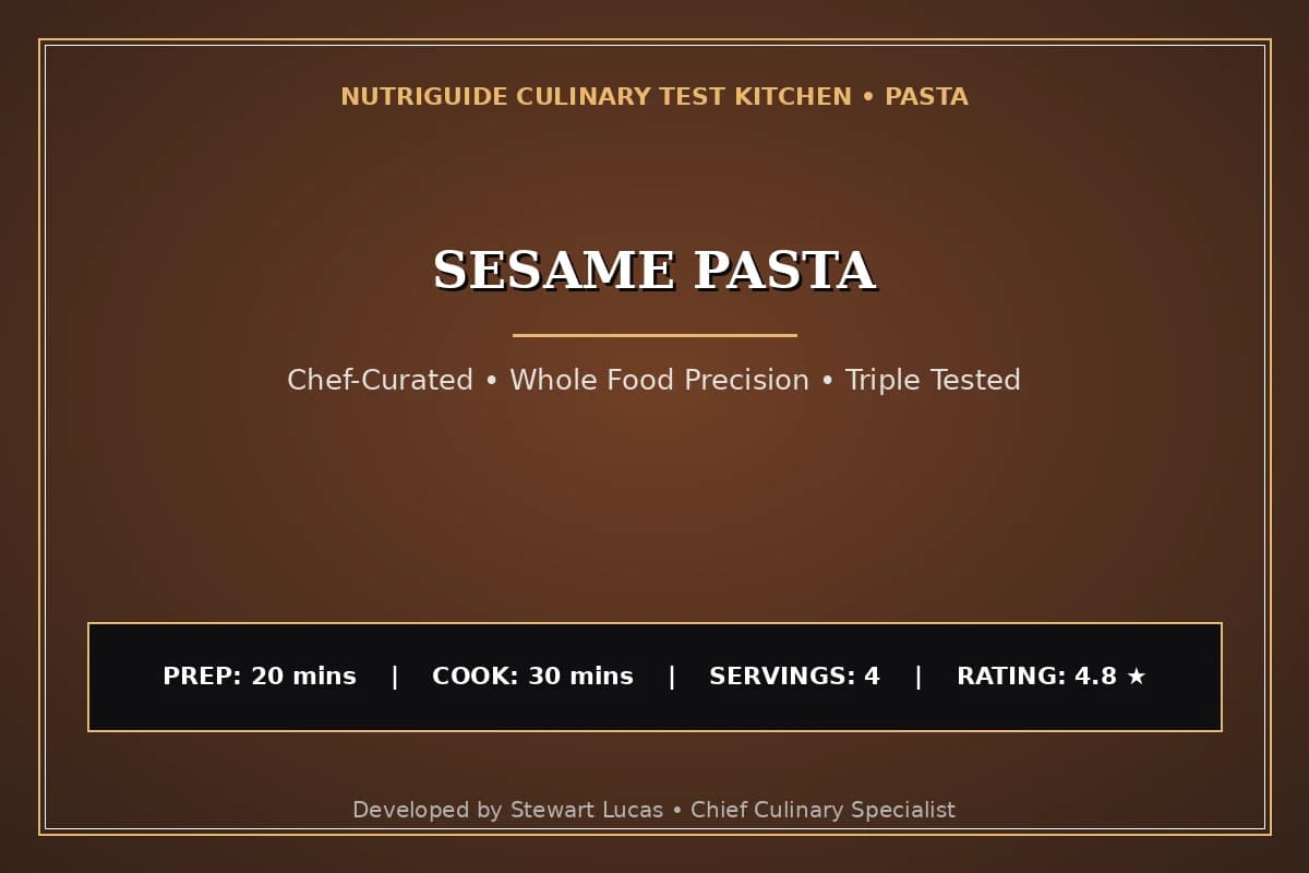 Sesame Pasta