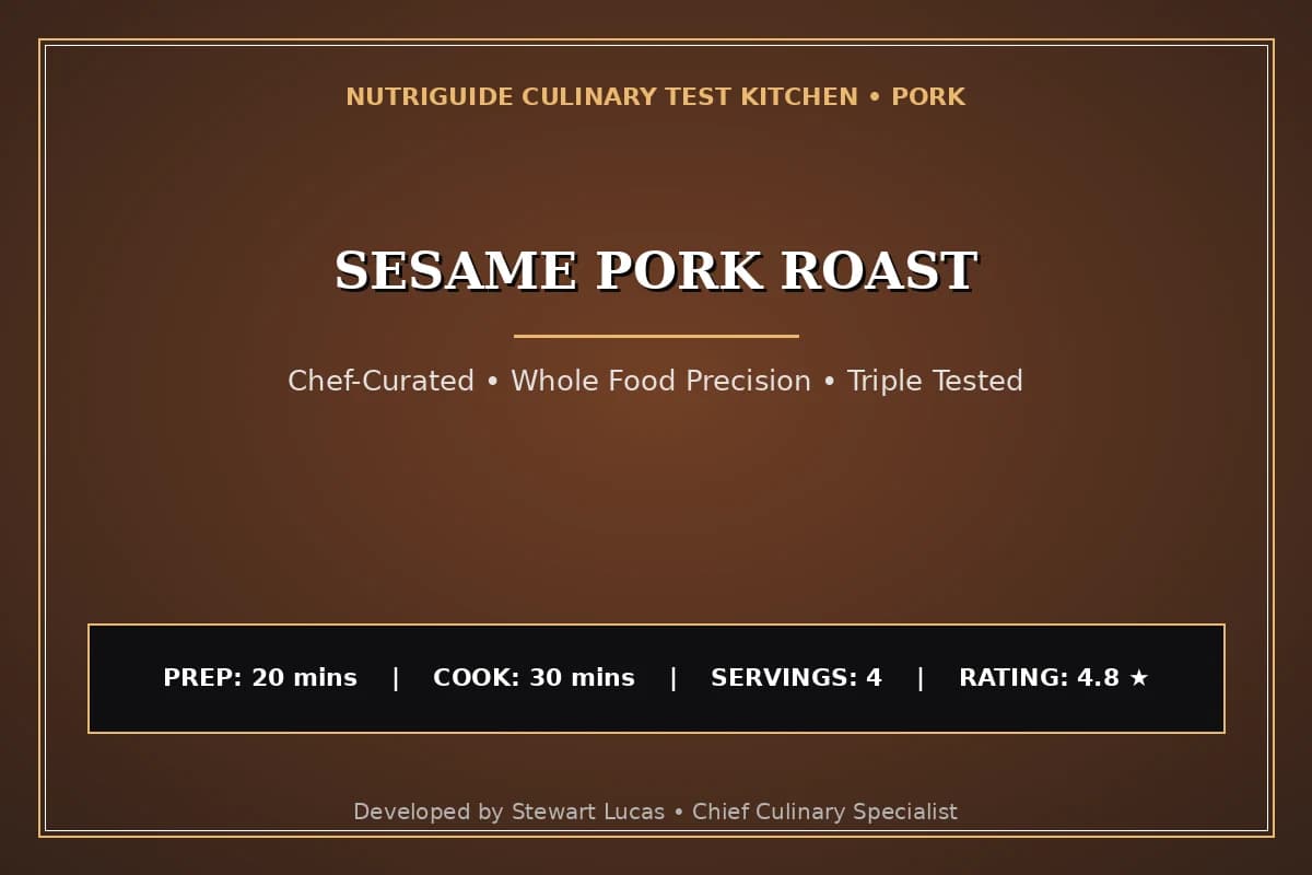 Sesame Pork Roast