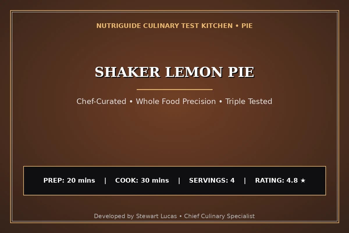 Shaker Lemon Pie