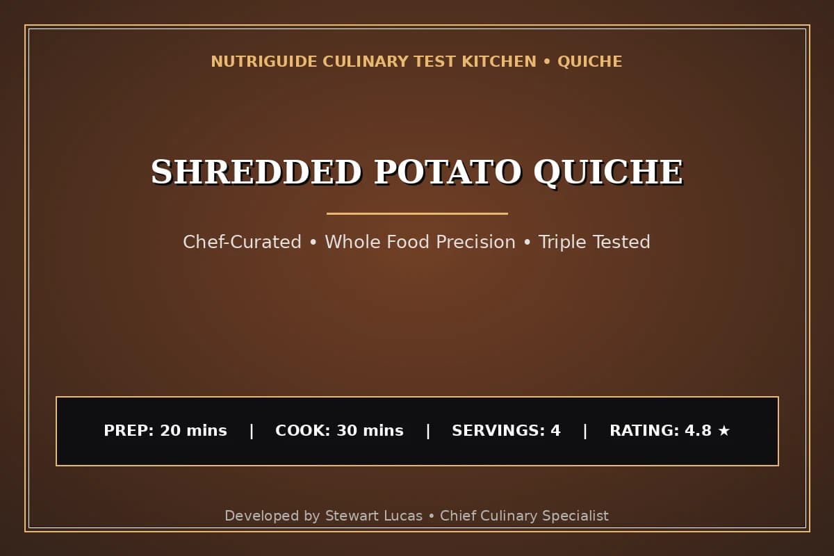 Shredded Potato Quiche