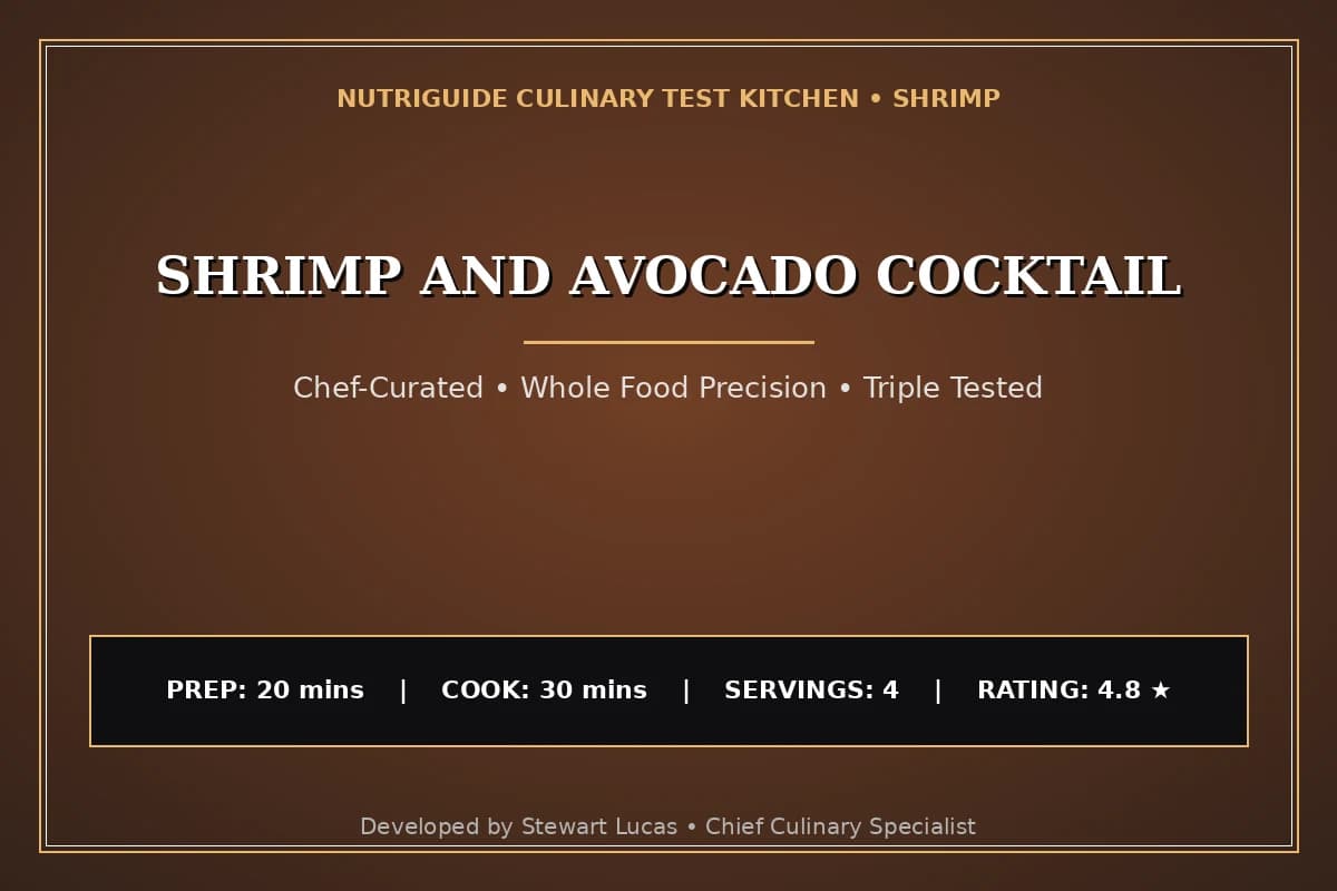 Shrimp And Avocado Cocktail