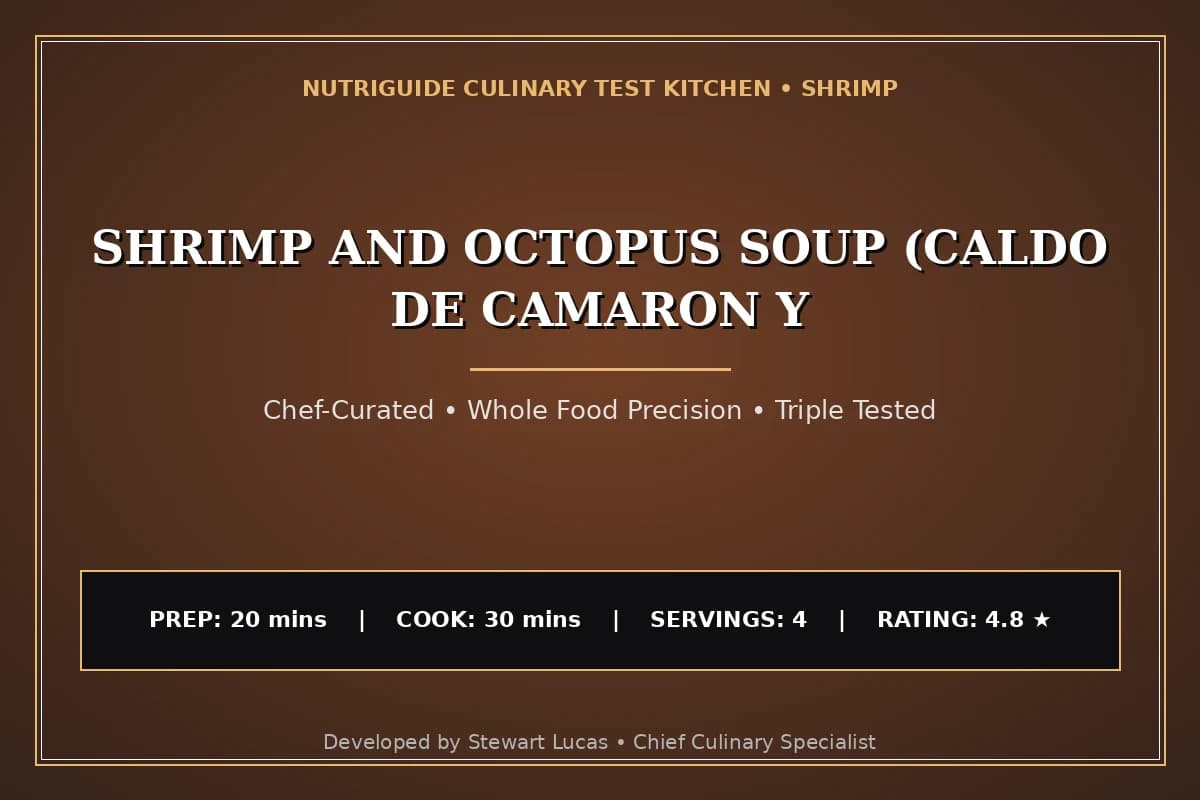 Shrimp And Octopus Soup (Caldo De Camaron Y