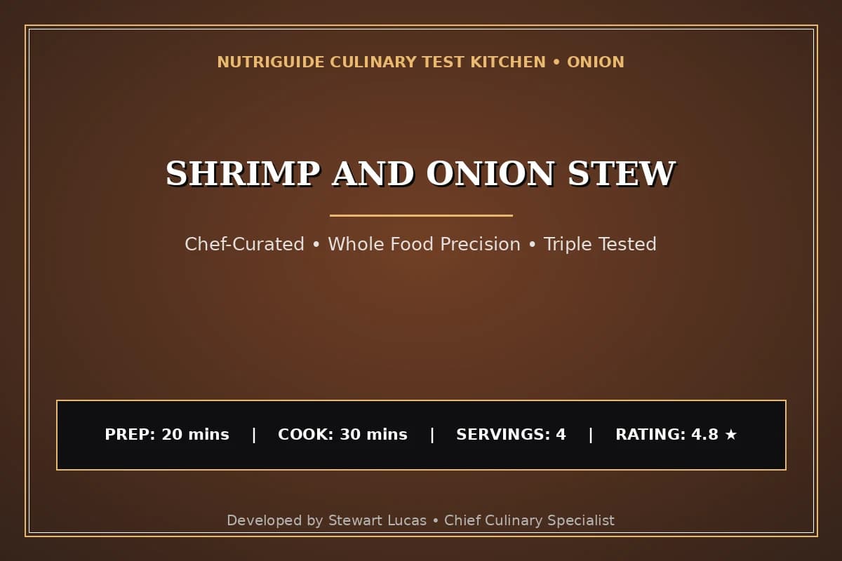 Shrimp And Onion Stew