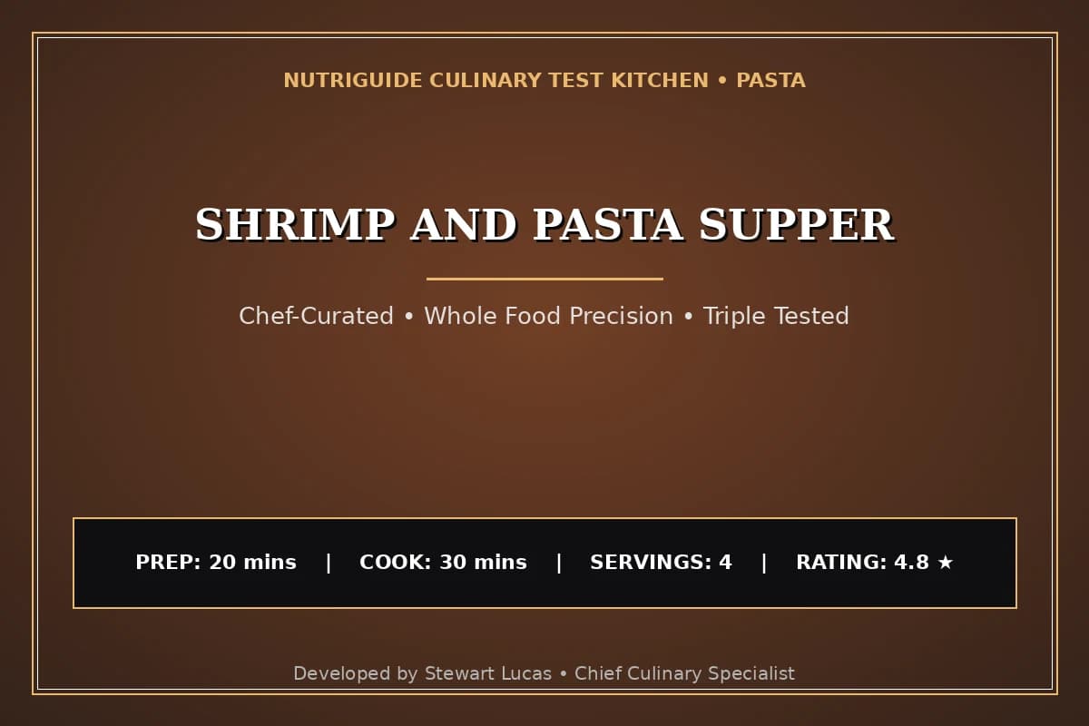 Shrimp And Pasta Supper