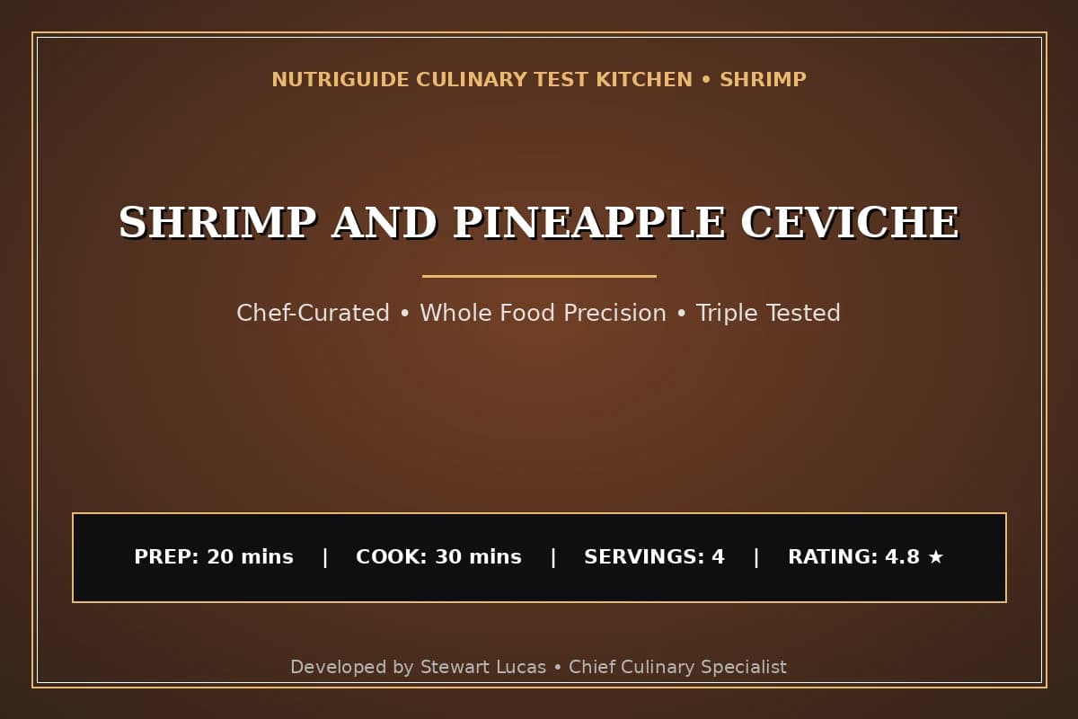 Shrimp And Pineapple Ceviche