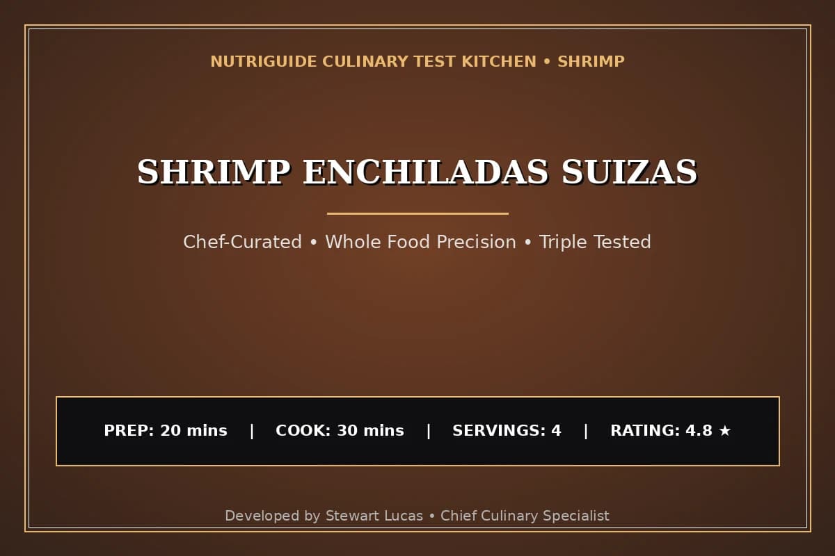 Shrimp Enchiladas Suizas