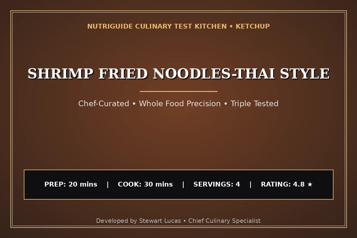 Shrimp Fried Noodles-Thai Style