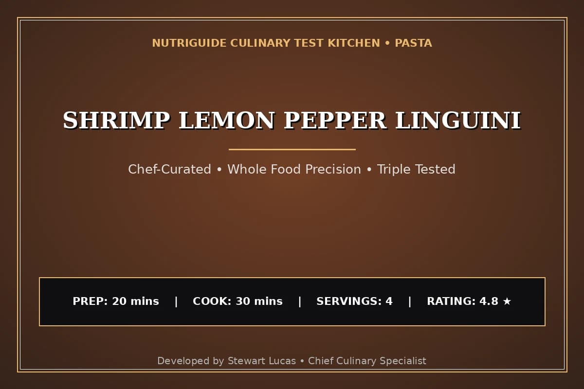 Shrimp Lemon Pepper Linguini