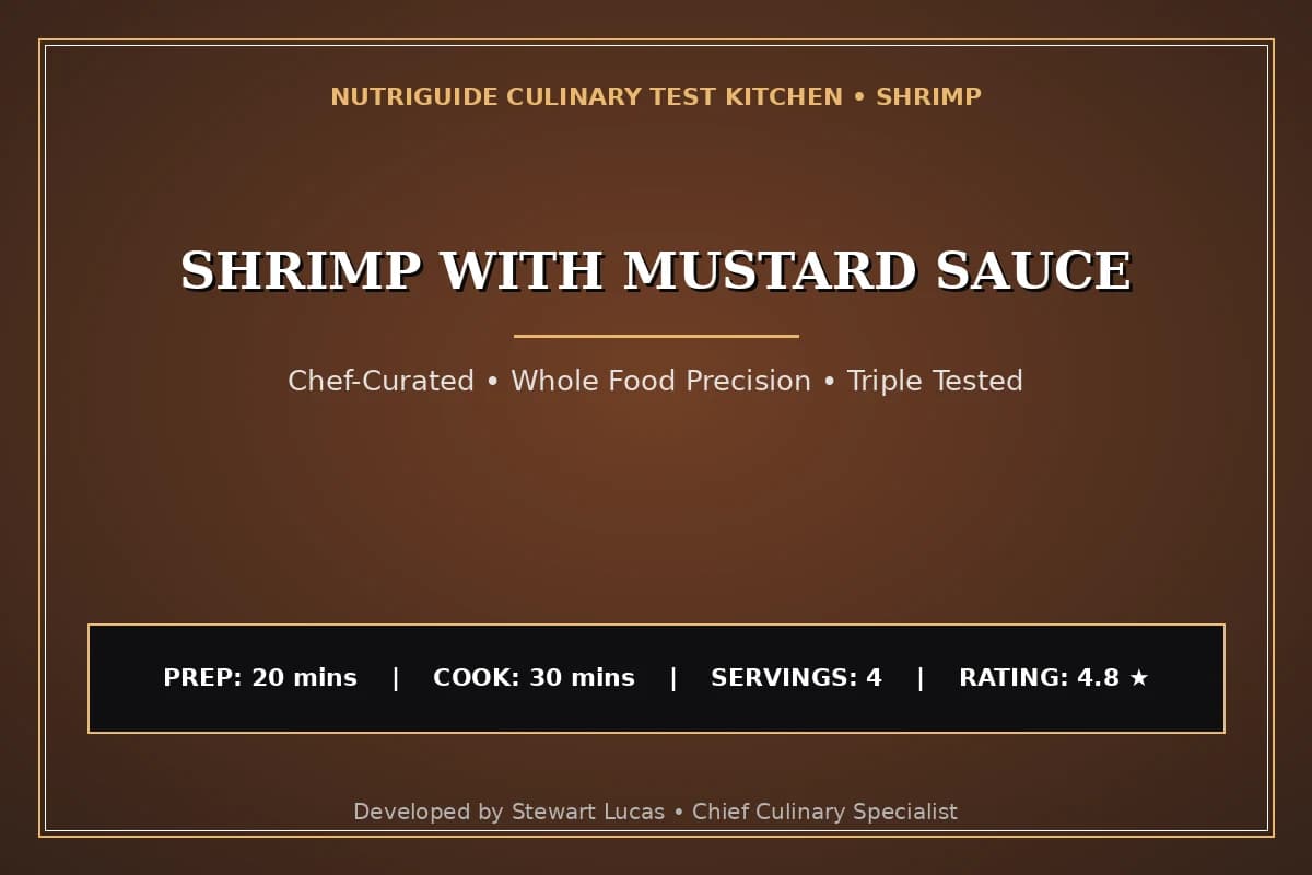 Shrimp With Mustard Sauce