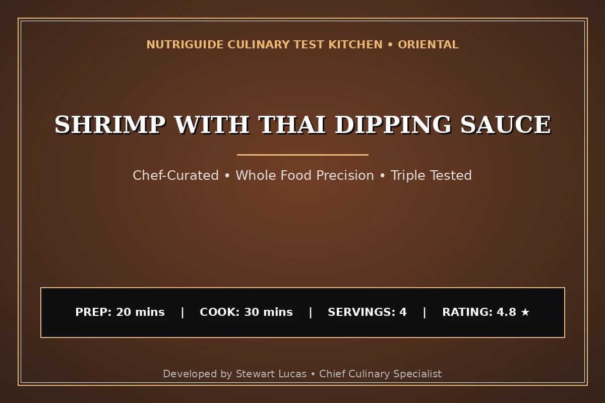 Shrimp With Thai Dipping Sauce