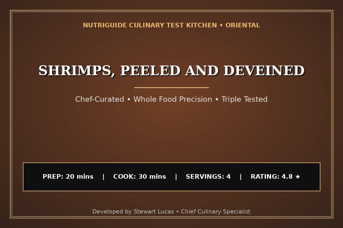 Shrimps, Peeled And Deveined