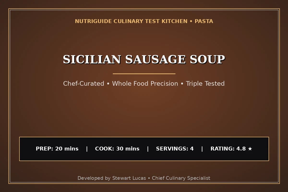 Sicilian Sausage Soup
