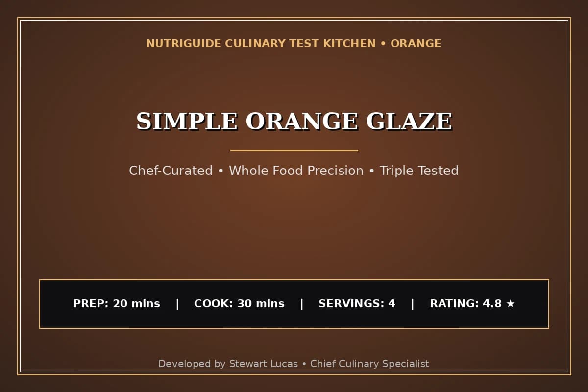 Simple Orange Glaze