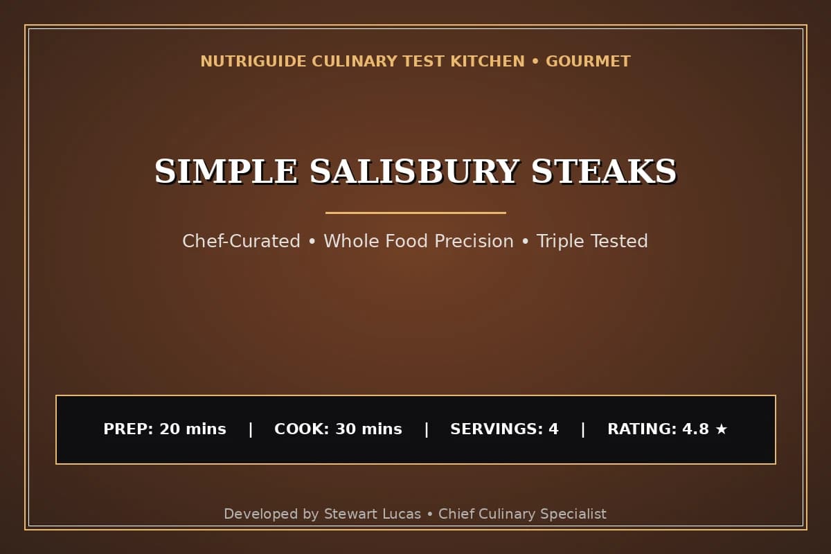 Simple Salisbury Steaks