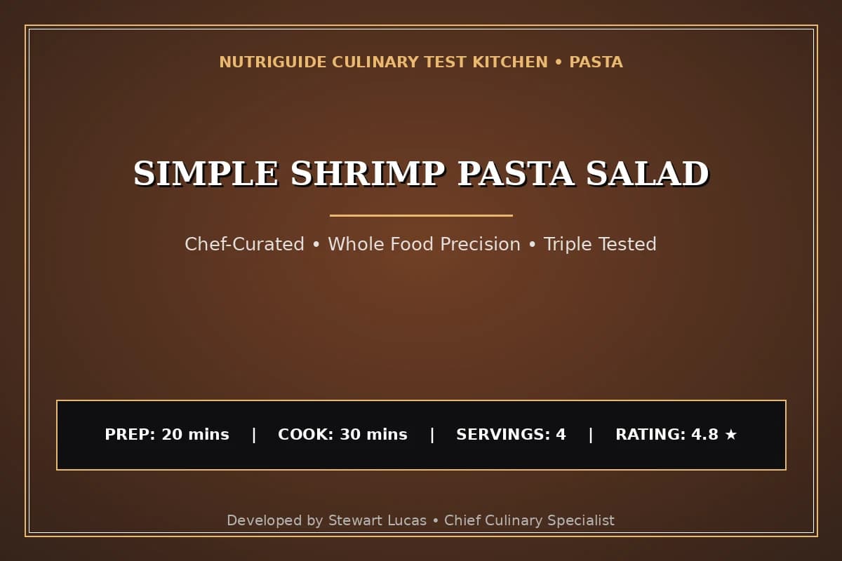 Simple Shrimp Pasta Salad