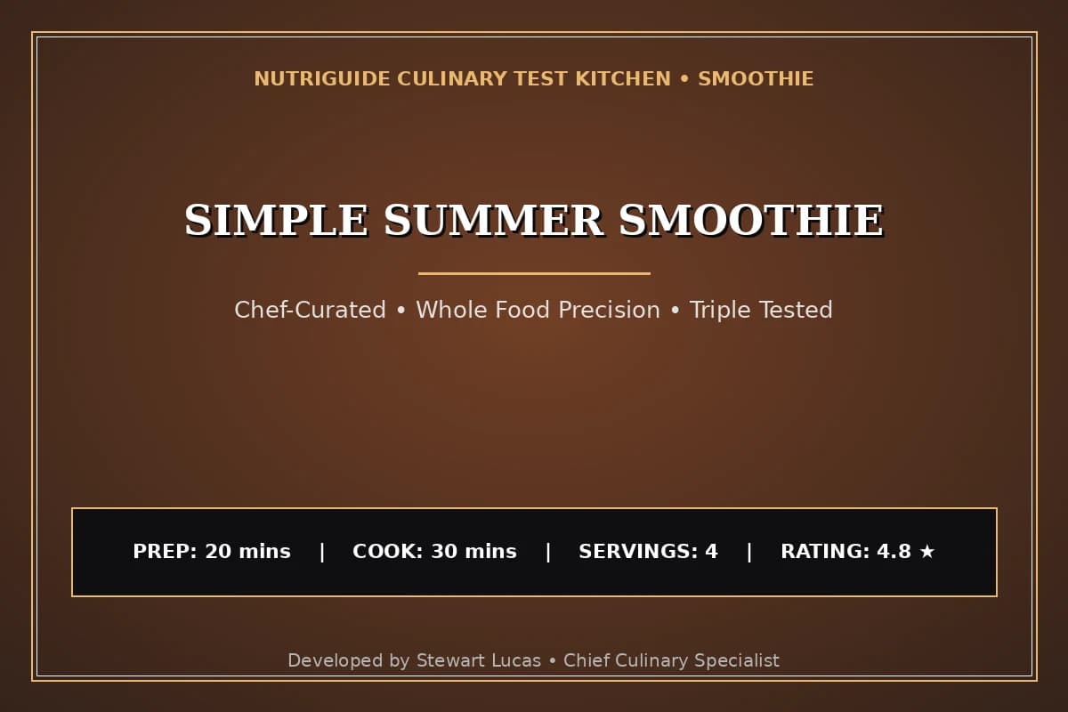Simple Summer Smoothie